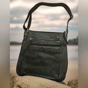 The Sak Black Textured Crossbody Bag